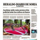 Portada de Heraldo-Diario de Soria de 25 de agosto de 2024.