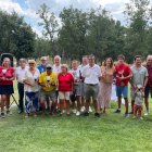 Foto de familia del torneo a favor de la Hermandad de Donantes.