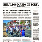 Portada de Heraldo-Diario de Soria de 26 de agosto de 2024.