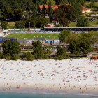 Imagen del Campo do Vao donde juega el Coruxo F.C.