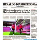 Portada de Heraldo-Diario de Soria de 28 de agosto de 2024.