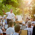 Concierto de la Banda Municipal de Soria en la Barriada.