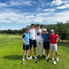 Uno de los grupos asistentes al Campus de Verano del Club de Golf Soria.