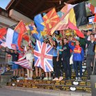 Un momento de la presentación de las respectivas selecciones que participan en el Mundial de Skyrunning.