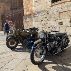 La Vuelta a Soria celebra su cuarta edición con El Burgo de Osma como 'sede' y los mejores ejemplares de motos clásicas.