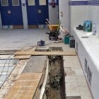 Detalle de las obras que se ejecutaron en la Juventud a principios del verano.