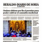 Portada de Heraldo-Diario de Soria de 12 de septiembre de 2024.