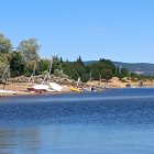 Embalse Cuerda del Pozo a mediados de agosto de 2024.