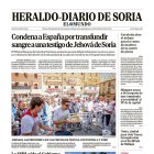 Portada de Heraldo Diario de Soria del 18 de septiembre de 2024