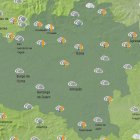 Previsión del tiempo en Soria en la franja horaria de las 18 horas de este jueves.