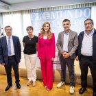 Participantes en la mesa de debate sobre el turismo micológico como fuente de riqueza en el medio rural.