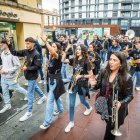 La charanga llenó el centro de Soria de música y fiesta