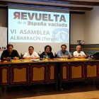 Representantes de la España Vaciada en Albarracín.