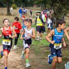 Los jóvenes atletas en las pruebas de bici y carrera