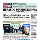 Portada de Heraldo Diario de Soria del 24 de septiembre de 2024.