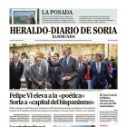 Portada de Heraldo Diario de Soria del 27 de septiembre de 2024.