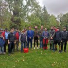 Algunos de los participantes del Campeonato de Ciprínidos San Saturio.