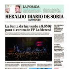 Portada de Heraldo-Diario de Soria de 4 de octubre de 2024