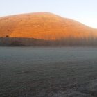 El Valle, helado esta mañana de viernes.