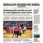 Portada de Heraldo-Diario de Soria de 6 de octubre de 2024