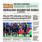 Portada de Heraldo-Diario de Soria de 7 de octubre de 2024