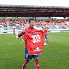 Nagore es el futbolista que más veces ha vestido la camiseta del Numancia jugando un total de 303 partidos.