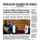 Portada de Heraldo Diario de Soria del 9 de octubre 2024.