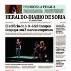 Portada de Heraldo Diario de Soria del 15 de octubre de 2024