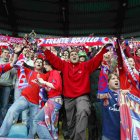 La afición numantina saboreaba un ascenso que ya era casi una realidad.