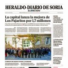 Portada de Heraldo Diario de Soria del 19 de octubre de 2024