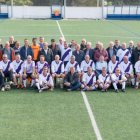 Foto de familia de ex jugadores y ex directivos del histórico Soria CF