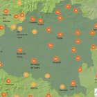 Previsión meteorológica de temperatura de la Aemet.