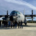 Visita de los localizadores al aeródromo de Garray.