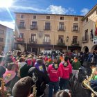 Concentración de charangas en la plaza Mayor de San Esteban.