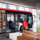 El autobús urbano funcionó sin incidencias ayer en la capital.