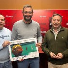 Iñaki Pardo, Manuel Salvador, Adolfo Sainz en la presentación del torneo.