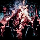 El pueblo de Garray se sumergió en la oscuridad