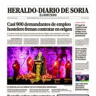 Portada de Heraldo Diario de Soria del 2 de noviembre de 2024