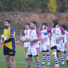 Los jugadores del Ingenieros durante un encuentro de esta temporada en Los Pajaritos.