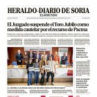 Portada de Heraldo Diario de Soria del 13 de noviembre de 2024.