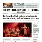 Portada de Heraldo Diario de Soria del 15 de noviembre de 2024