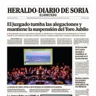 Portada de Heraldo Diario de Soria del 16 de noviembre de 2024