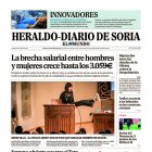 Portada de Heraldo Diario de Soria del 19 de noviembre de 2024.