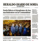 Portada de Heraldo Diario de Soria del 21 de noviembre de 2024.