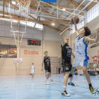 Luis Cerezo (36), durante la Final de la Copa infantil en la que el CSB logró el título la temporada pasada.