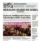 Portada de Heraldo Diario de Soria del 26 de noviembre de 2024