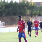 Cristian Godson fue el protagonista de la victoria del Numancia B con su media docena de goles.