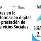 Carátula de la sesión del Club de Prensa sobre Servicios Sociales.