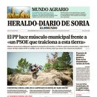 Portada de Heraldo Diario de Soria del 2 de diciembre de 2024