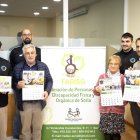 Momento de la presentación del calendario solidario.